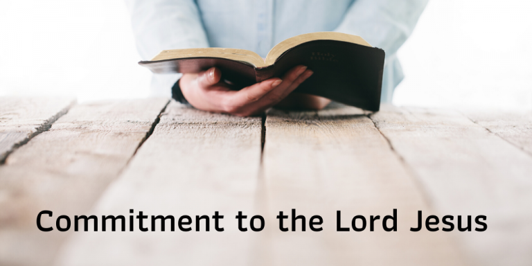 Commitment to the Lord Jesus - Croydon Address, UK