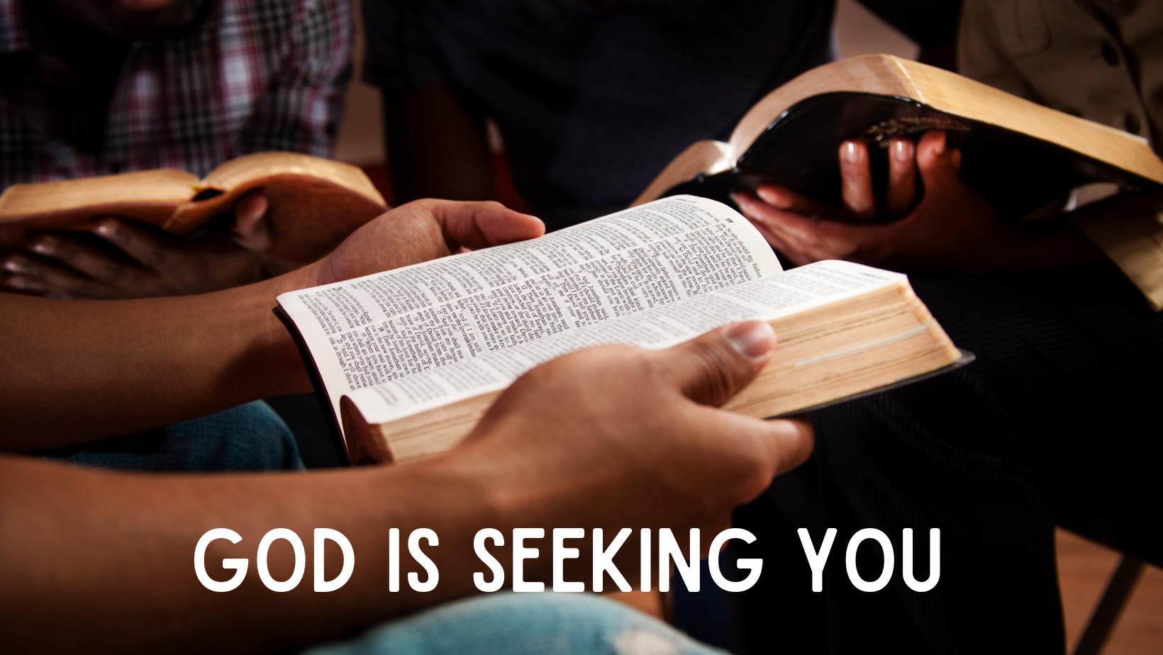 God is Seeking you - Preachers Corner